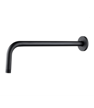 ALONI Muurbuis Regendouche mat zwart rond 42cm