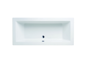 Creavit Pearl acryl ligbad 180x80 cm hoogglans Wit met badpoten excl. ombouw