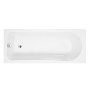 Creavit Pearl acryl inbouw ligbad 170x70 cm hoogglans Wit met badpoten excl. ombouw