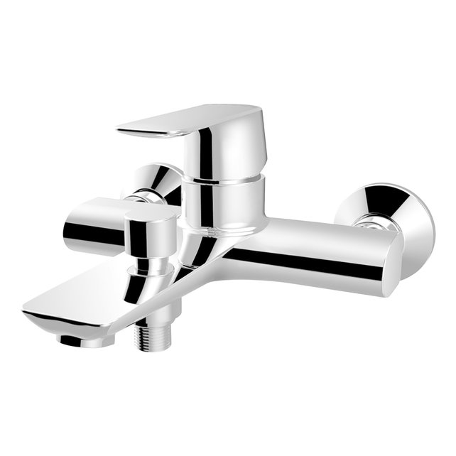 Badkraan Creavit Force Glans Chroom - Bad/douchemengrkaan 15 HOH