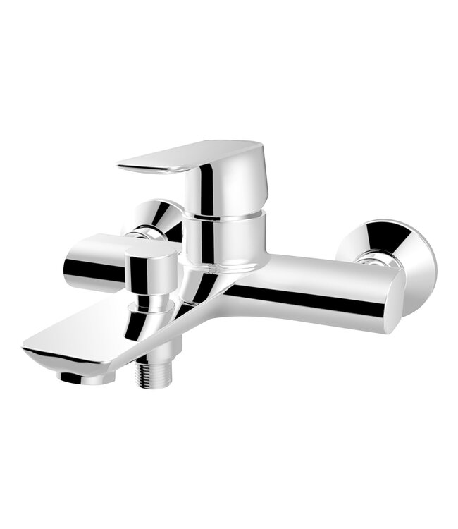 Badkraan Creavit Force Glans Chroom - Bad/douchemengrkaan 15 HOH