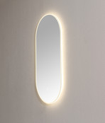 Badkamerspiegel Lana Lux Ovaal 90x45x3 cm met LED-verlichting 3-kleuren dimbaar touch sensor Badkamerspiegel Lana Lux Ovaal 90x45x3 cm met LED-verlichting 3-kleuren dimbaar touch sensor