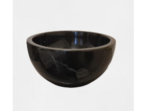 Mini waskom Zwart Emperador Fonteinkom marmer 20x9,5cm