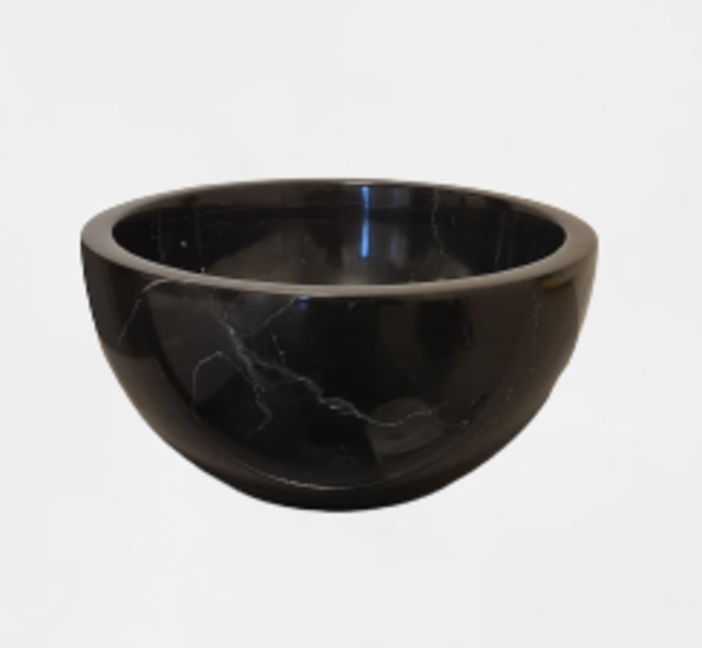 Mini waskom Tundra Grijs Fonteinkom marmer 20x9,5cm