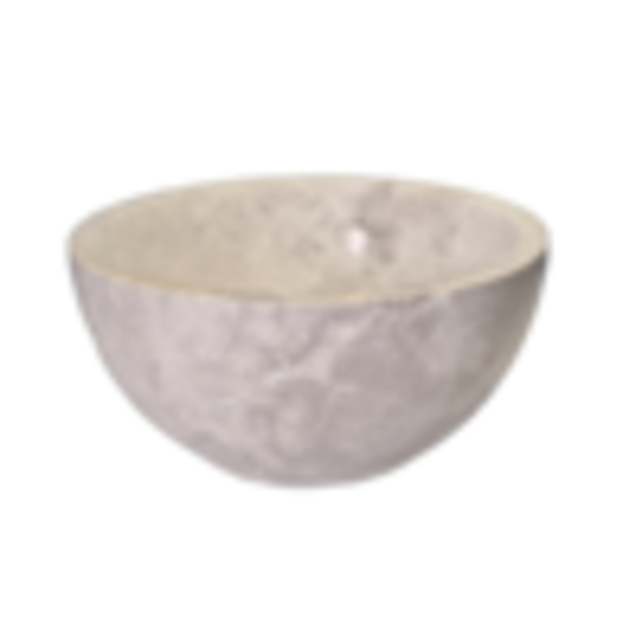 Mini waskom Tundra Grijs Fonteinkom marmer 20x9,5cm