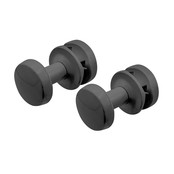 Handdoekhaak Radiator Rond Zwart