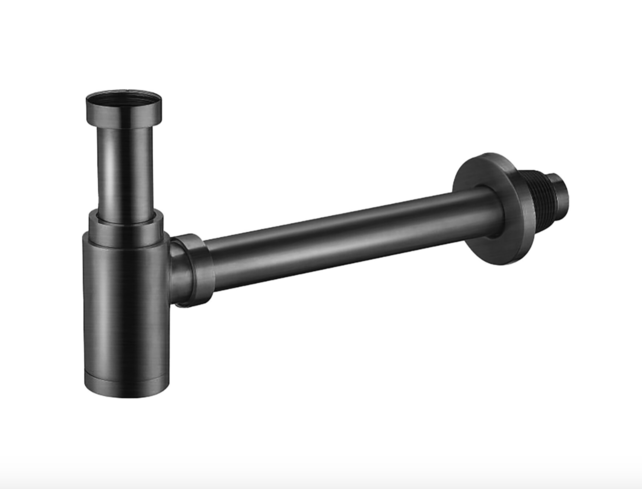 Design wastafel sifon Aloni Mila Geborsteld Goud 5/4 33cm