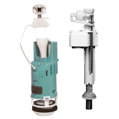 Staand toilet met bidet Sedef S-trap Wit OA incl. toiletbril softclose