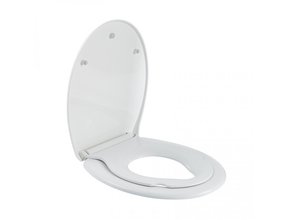 Toiletbril Family Dubbele Toiletzitting Softclose en Quickrelease Wit