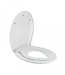 Toiletbril Family Dubbele Toiletzitting Softclose en Quickrelease Wit