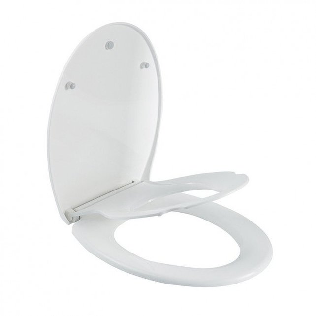 Toiletbril Family Dubbele Toiletzitting Softclose en Quickrelease Wit