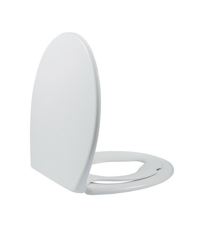 Toiletbril Family Dubbele Toiletzitting Softclose en Quickrelease Wit