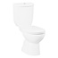 CREAVIT Compleet Staand toilet Sedef S-trap Wit OA incl. toiletbril softclose