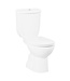 Compleet Staand toilet Sedef S-trap Wit OA incl. toiletbril softclose