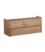 SANI-SUPPLY Wastafelonderkast Trend Wood Eiken 120x47x50 cm met greeplijst twee lades softclose