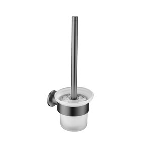 Toiletborstelhouder Mila Gunmetal met toiletborstel