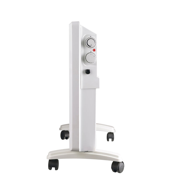 Elektrische Kachel radiator Belrad Wit 45x45x12cm 1000 watt Muur/vloer met plug