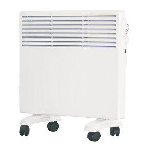 Elektrische Kachel radiator Belrad Wit 45x45x12cm 1000 watt Muur/vloer met plug
