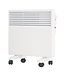 Elektrische Kachel radiator Belrad Wit 45x45x12cm 1000 watt Muur/vloer met plug