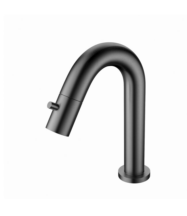 Fontein kraan Mila  Mat Zwart Exclusive Opbouw 1/2'