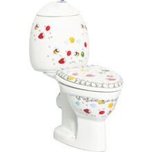 Staand Kindertoilet KidsParty DuoBlok PK Rimfree incl. WC-Bril - Kinder sanitair Compleet