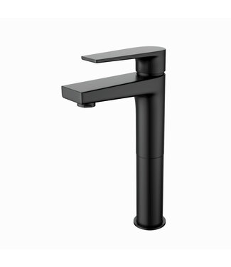 CREAVIT Wastafelkraan Sharp verhoogd mat zwart mengkraan