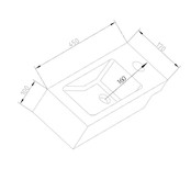 Fonteinset Natuursteen Slim 45x17x10 cm Links Rechthoek Antraciet incl. Fonteinkraan, Sifon en Rooster Fonteinset Natuursteen Slim 45x17x10 cm Links Rechthoek Antraciet incl. Fonteinkraan, Sifon en Rooster