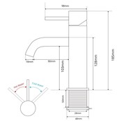 Wastafelkraan Opbouw Ribbed Geborsteld goud wastafel mengrkaan laag Wastafelkraan Opbouw Ribbed Geborsteld goud wastafel mengrkaan laag