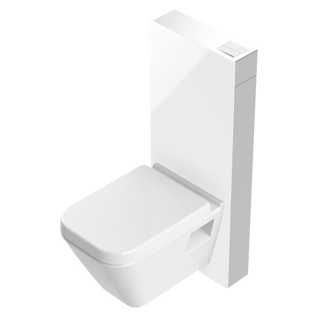 Opbouwreservoir Wilco Wit glas 100x41x12 cm Opbouw sanitair module