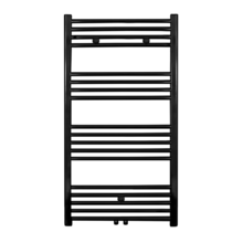 Aloni Handdoekradiator Zwart 1100x600mm 540 Watt Midden aansluiting