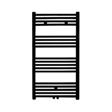 Aloni Handdoekradiator Zwart 1100x600mm 540 Watt Midden aansluiting