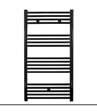 BELRAD Aloni Handdoekradiator Zwart 1600x600mm 540 Watt Links Rechts aansluiting