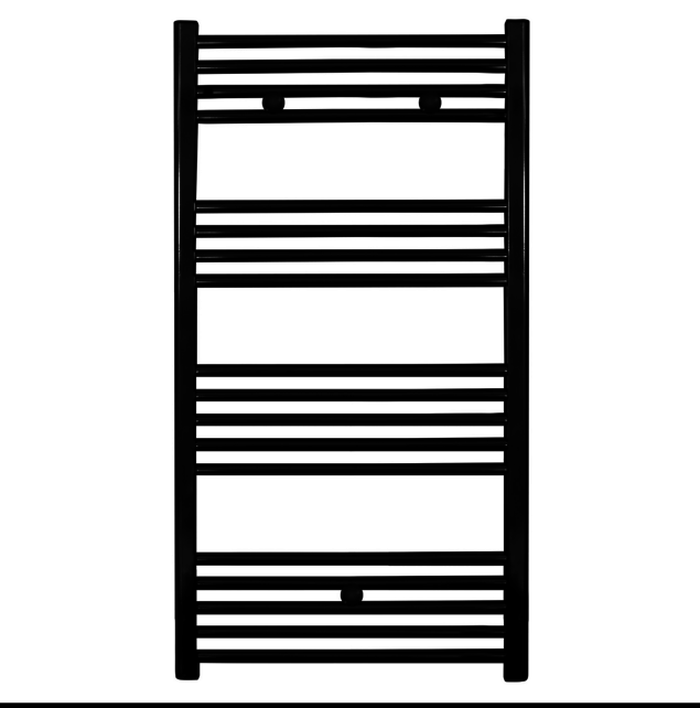 Aloni Handdoekradiator Zwart 1600x600mm 540 Watt Links Rechts aansluiting Aloni Handdoekradiator Zwart 1600x600mm 540 Watt Links Rechts aansluiting