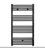 BELRAD Aloni Handdoekradiator Zwart 1600x600mm 540 Watt Links Rechts aansluiting