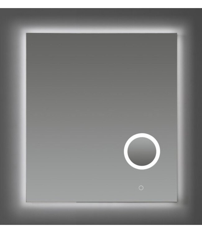 Badkamerspiegel Rosie 120 cm met Make-Up Spiegel en Spiegelverwarming Dimbare LED-Verlichting 120x70x2,5 cm