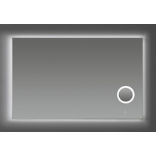 Badkamerspiegel Rosie 120 cm met Make-Up Spiegel en Spiegelverwarming Dimbare LED-Verlichting 120x70x2,5 cm