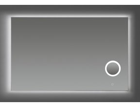 Badkamerspiegel Rosie 120 cm met Make-Up Spiegel en Spiegelverwarming Dimbare LED-Verlichting 120x70x2,5 cm