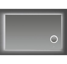 Badkamerspiegel Rosie 80 cm met Make-Up Spiegel en Spiegelverwarming Dimbare LED-Verlichting 80x70x2,5 cm