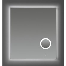 Badkamerspiegel Rosie 60 cm met Make-Up Spiegel en Spiegelverwarming Dimbare LED-Verlichting 58x80x2,5 cm