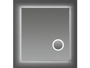 Badkamerspiegel Rosie 60 cm met Make-Up Spiegel en Spiegelverwarming Dimbare LED-Verlichting 58x80x2,5 cm