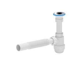 Flexibele bekersifon kunststof met crepine Ø40cm