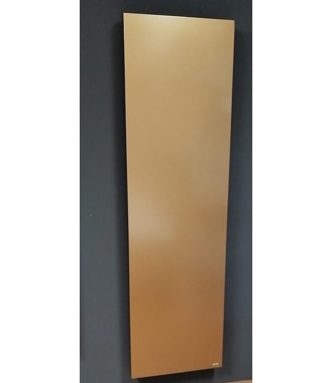Designradiator Goud 182x52cm 1633 Watt Type 22 Vlak Vertikaal Belrad Dubai NIVA Satijn gold