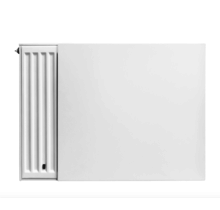 Radiatorombouw 30x140 cm Smooth vlakke voorplaat RAL-9016