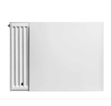 Radiatorombouw 30x200cm Smooth vlakke voorplaat RAL-9016