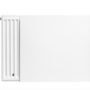 Radiatorombouw 60x60 cm Smooth vlakke voorplaat RAL-9016