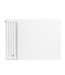 Radiatorombouw 60x60 cm Smooth vlakke voorplaat RAL-9016