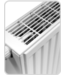 Radiatorombouw 70x80 cm Smooth vlakke voorplaat RAL-9016