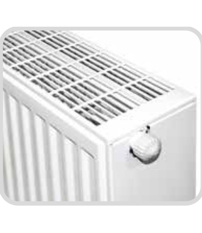 Radiatorombouw 70x80 cm Smooth vlakke voorplaat RAL-9016
