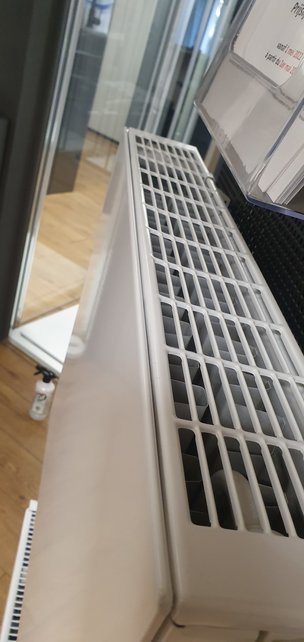 Radiatorombouw 90x80 cm Smooth vlakke voorplaat RAL-9016