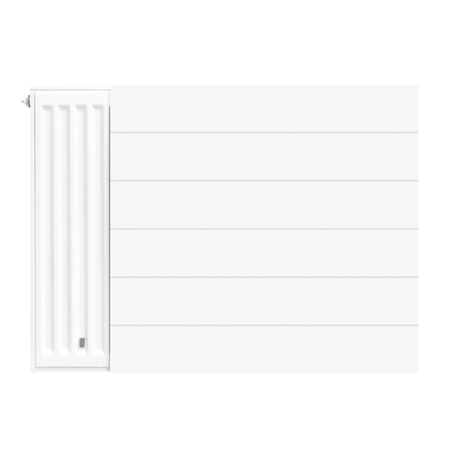 Radiatorombouw 50x90 cm Lijn vlakke voorplaat RAL-9016